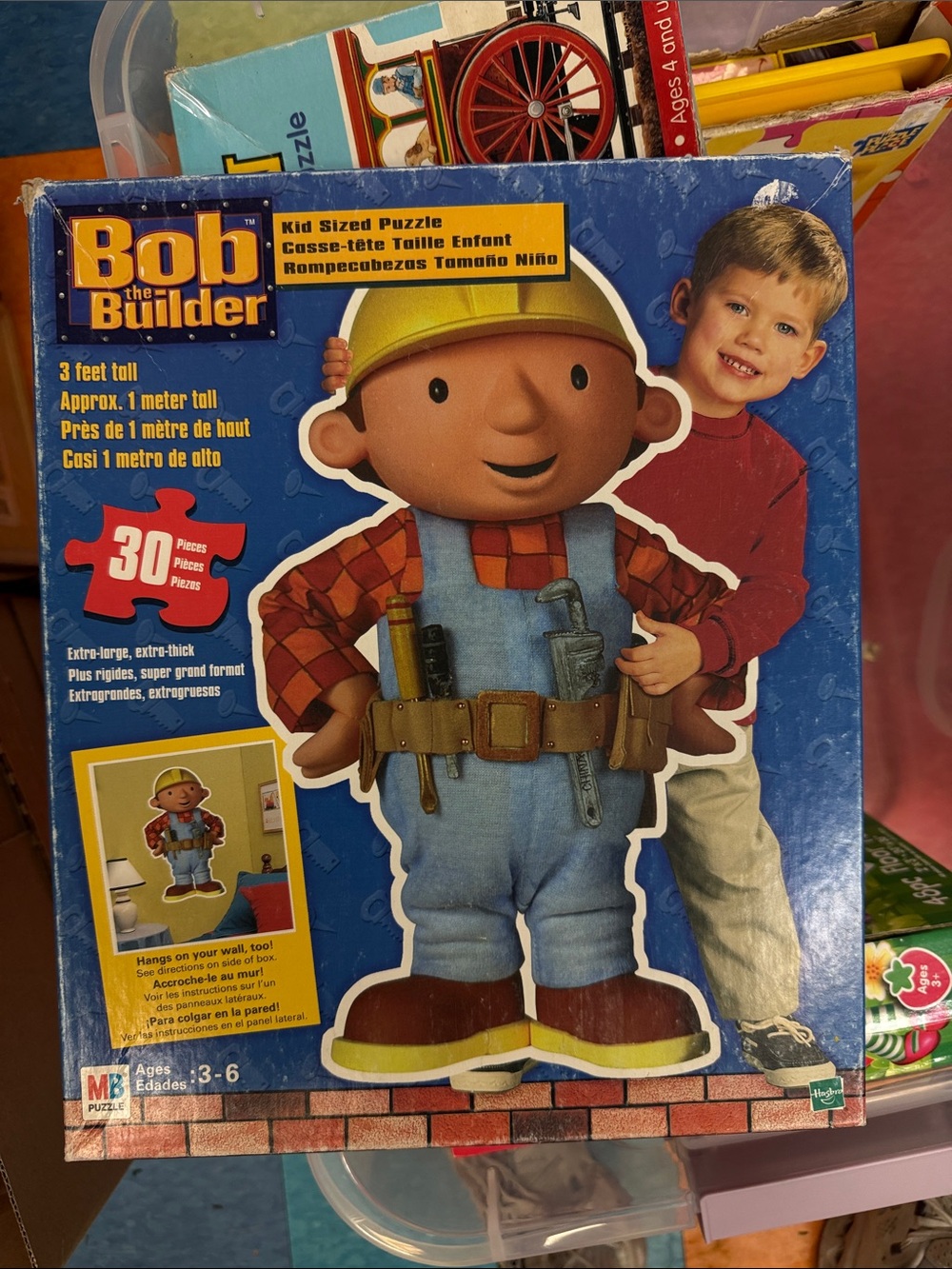 Kids Puzzle - Bob the Builder Character Puzzle- vintage